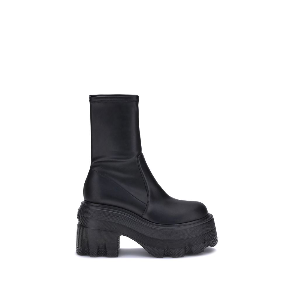 Stiefeletten aus Kunstleder