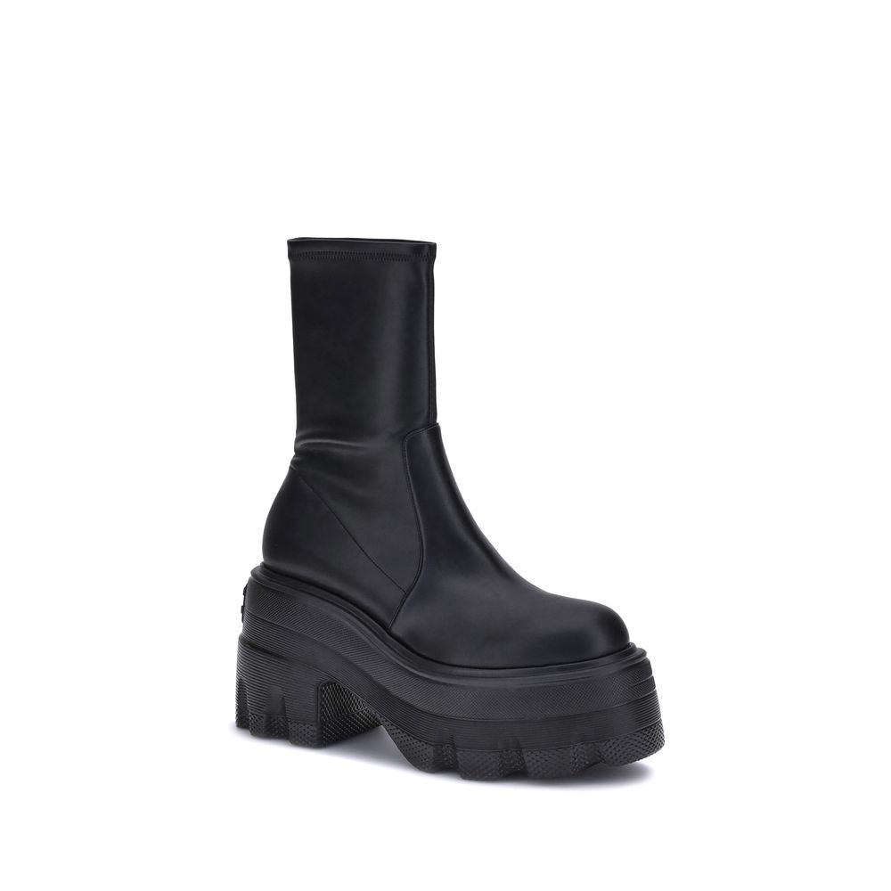Stiefeletten aus Kunstleder
