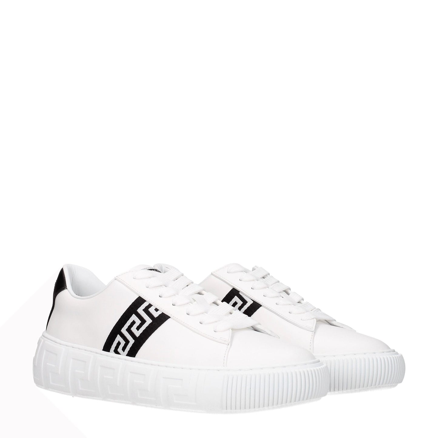 Weiße Ledersneaker