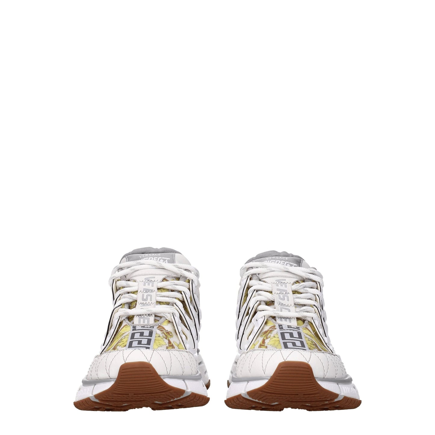 Weiße Sportschuhe aus Leder