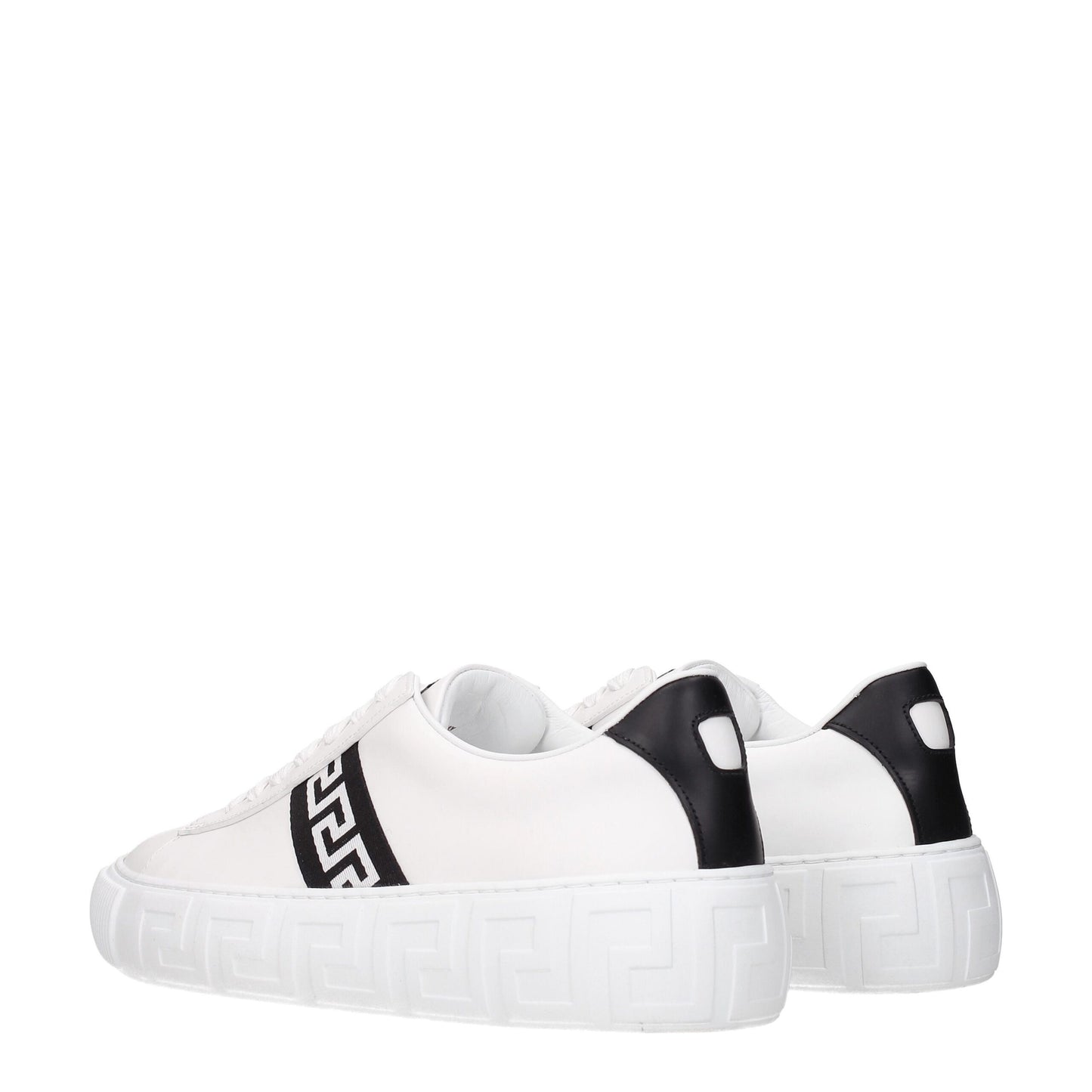 Weiße Ledersneaker