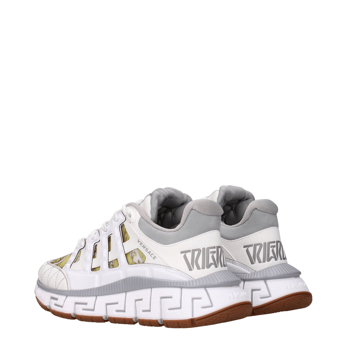 Weiße Sportschuhe aus Leder