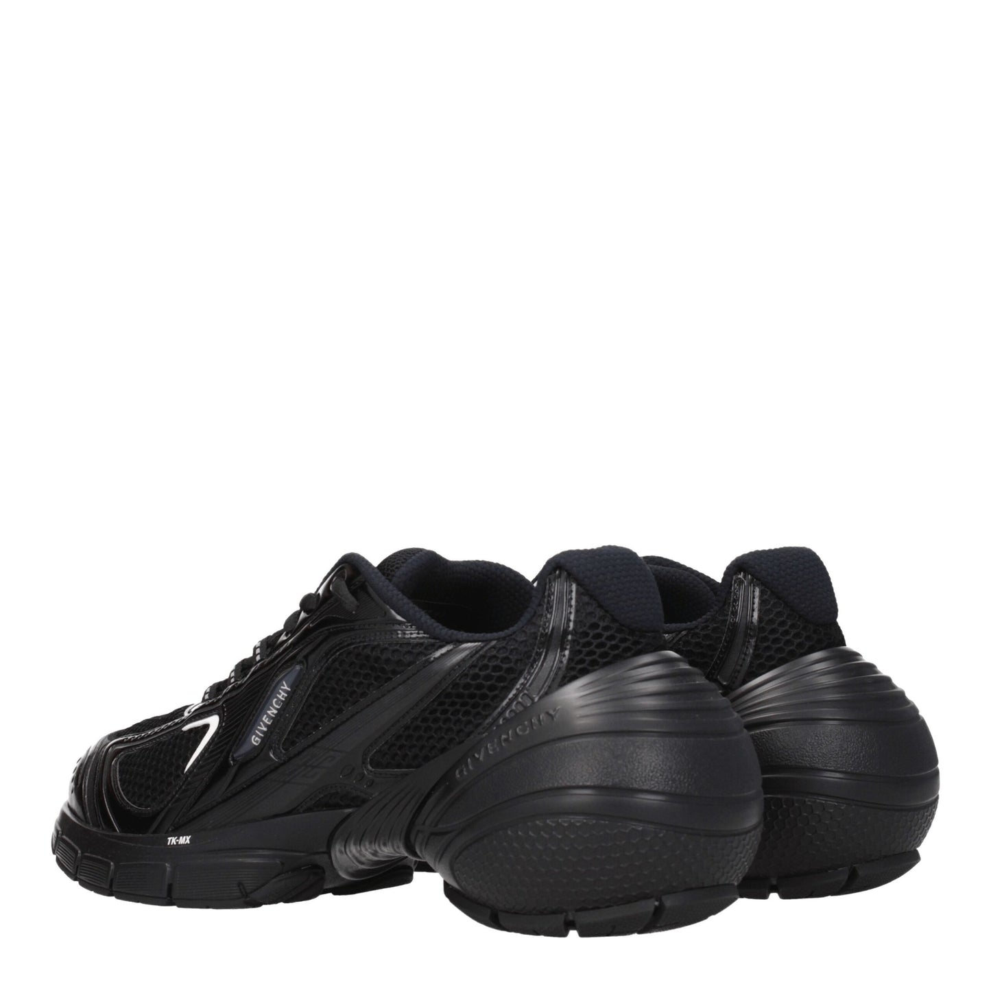 Sportliche Sneakers aus schwarzem Stoff