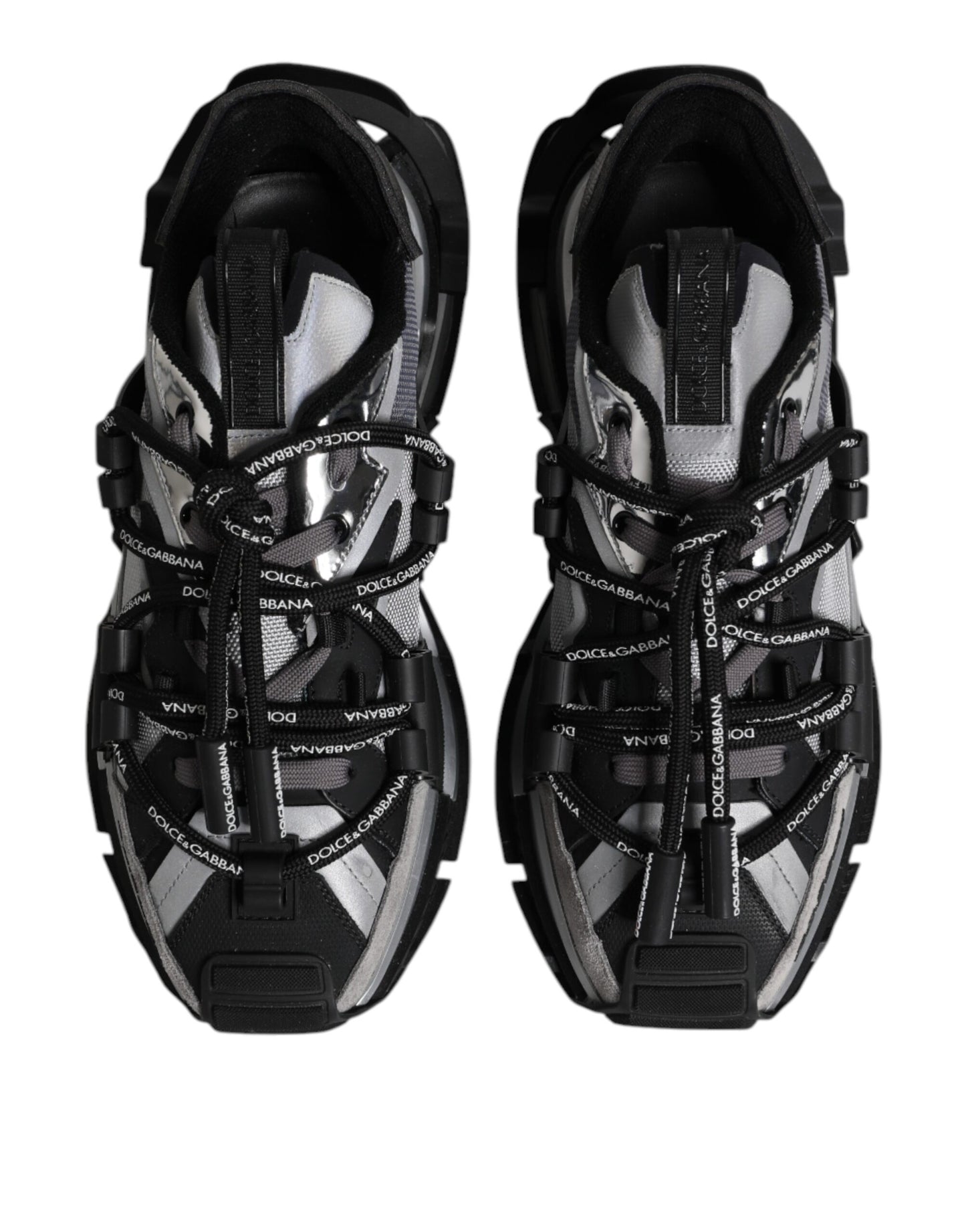 Mehrfarbige Space Sneakers mit Einsätzen