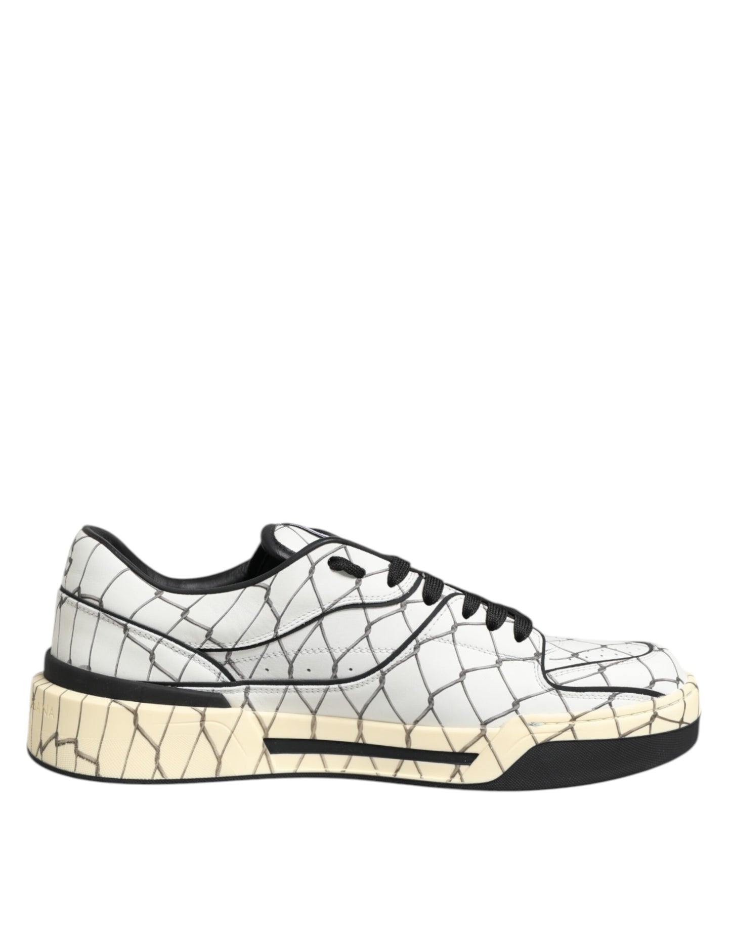 Weiße Low Top Herren Sneakers mit Logo-Print