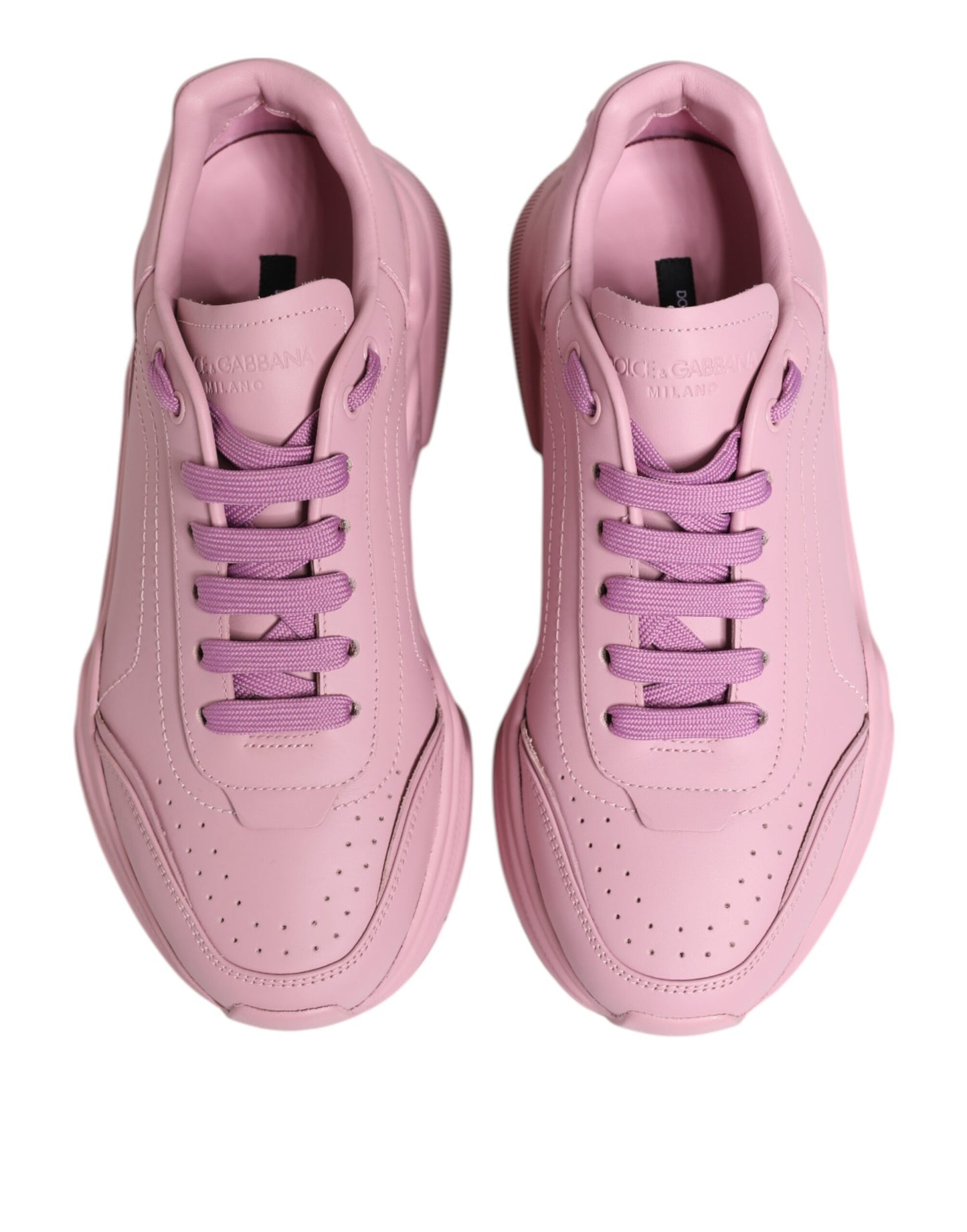 Rosa Leder Daymaster Low Top Sneakers Schuhe