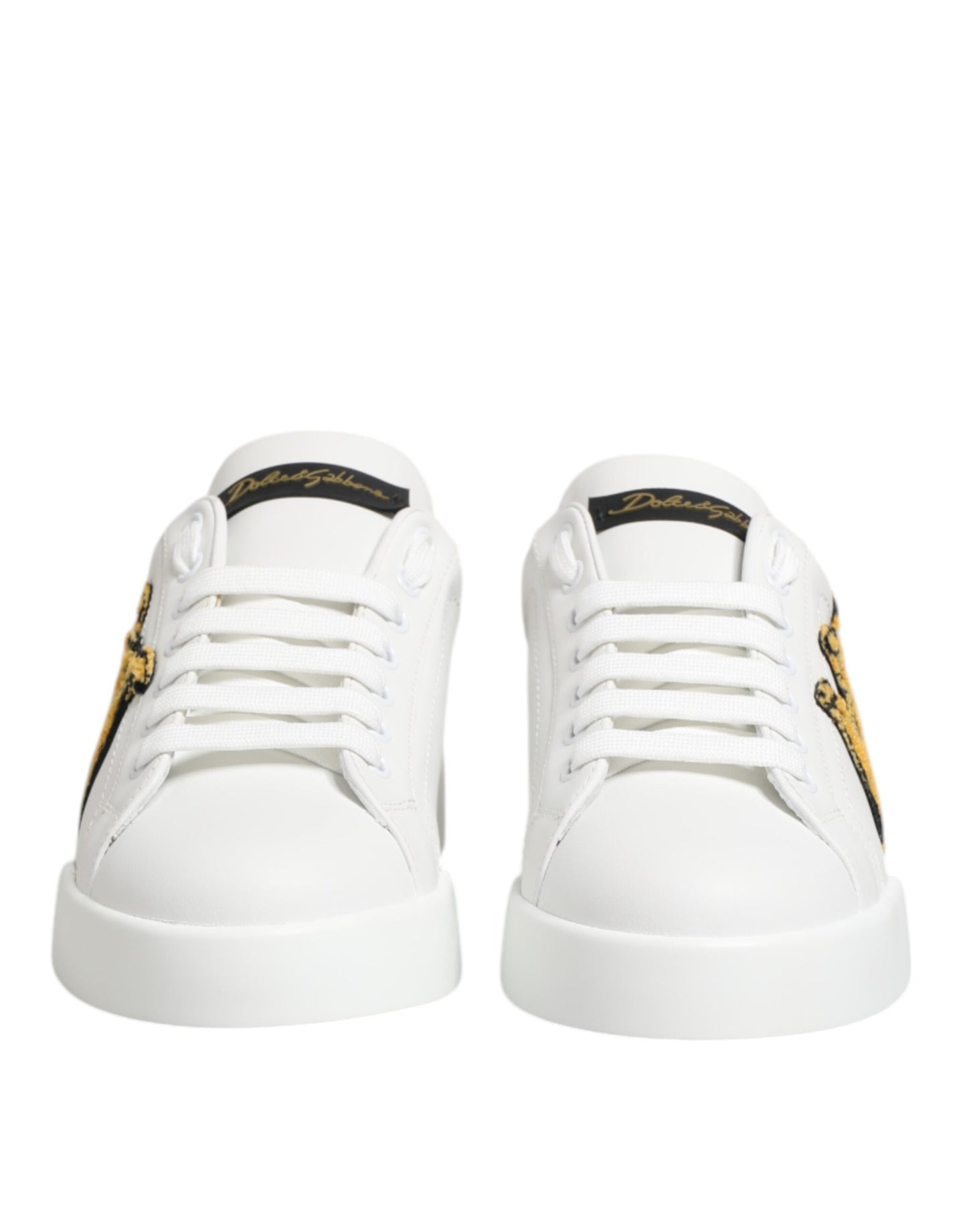 Weiß Crown Patch Portofino Männer Sneakers Schuhe