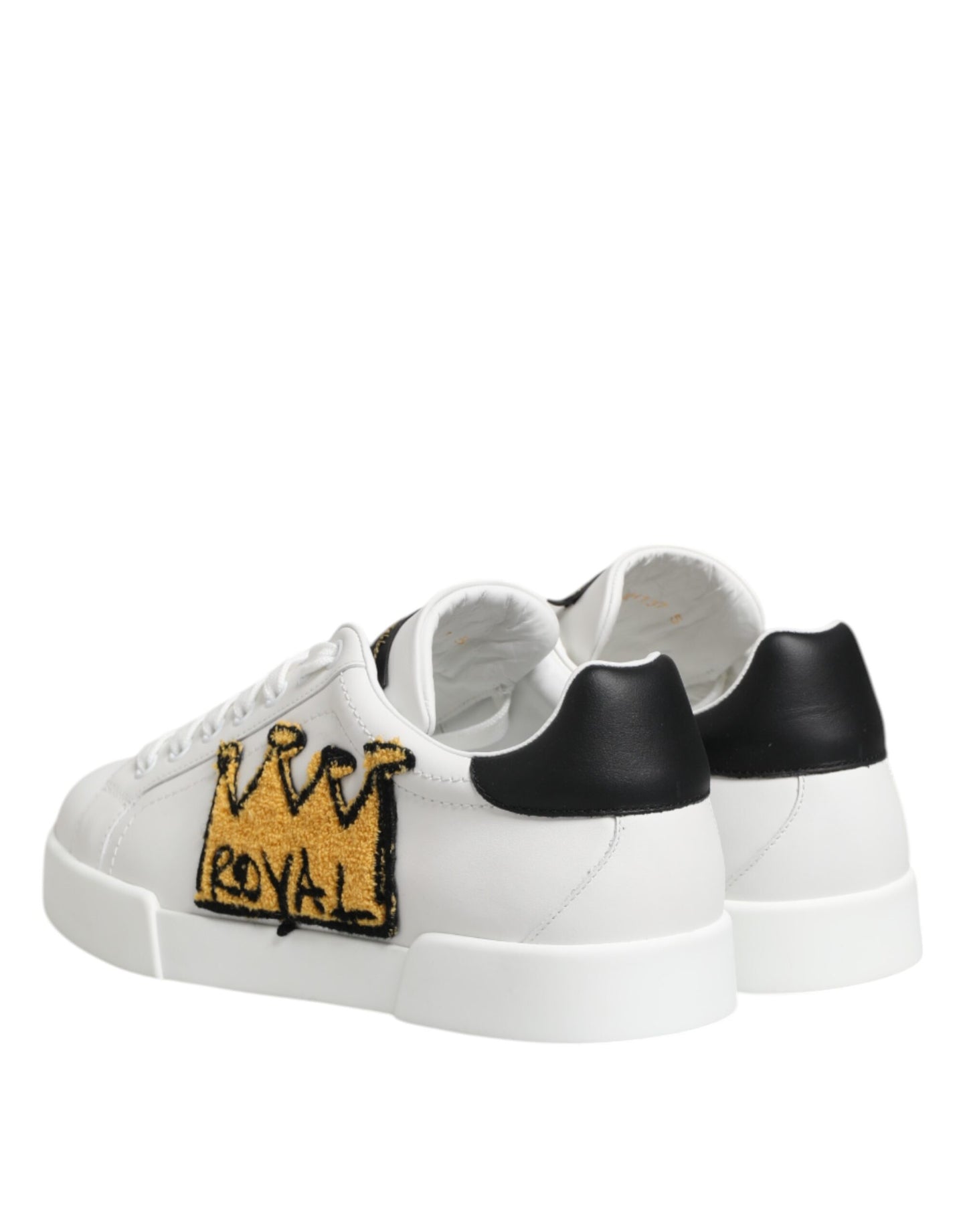 Weiß Crown Patch Portofino Männer Sneakers Schuhe