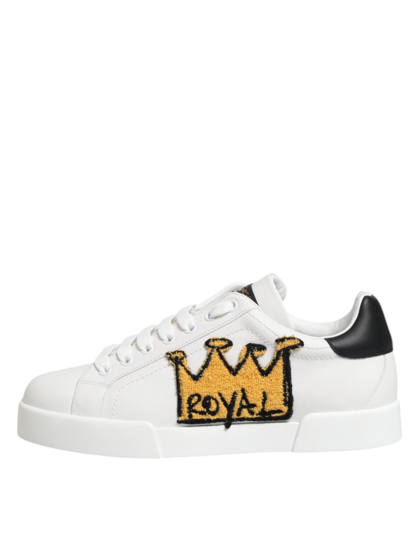 Weiß Crown Patch Portofino Männer Sneakers Schuhe