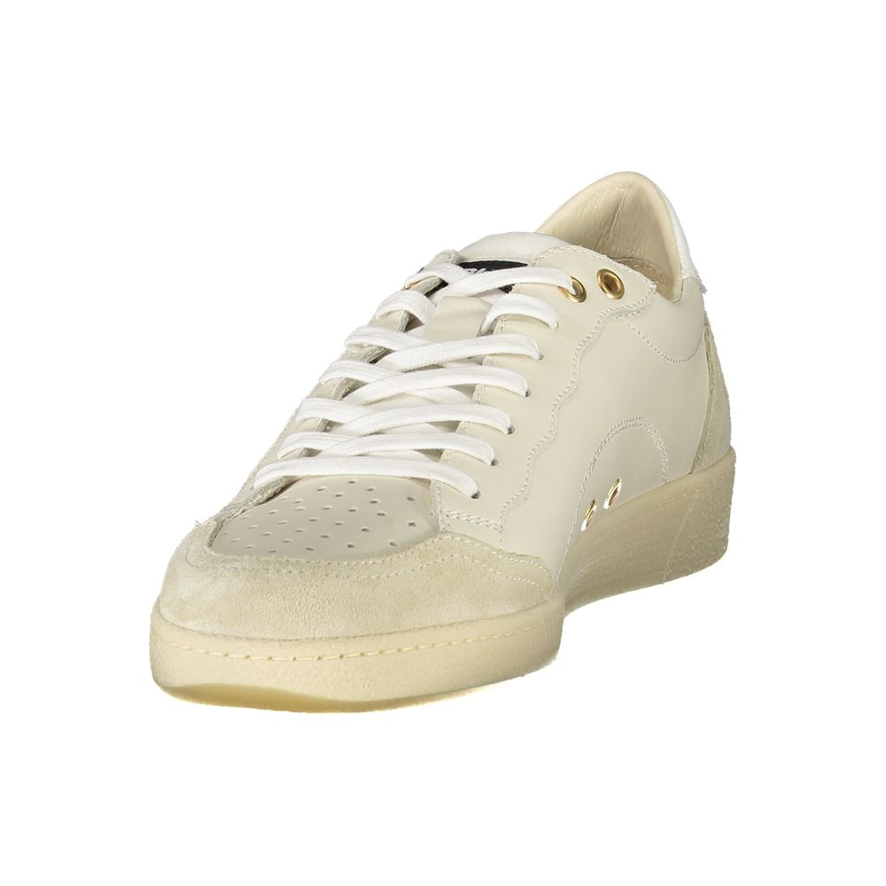 Weiße Leder Herren Sneaker