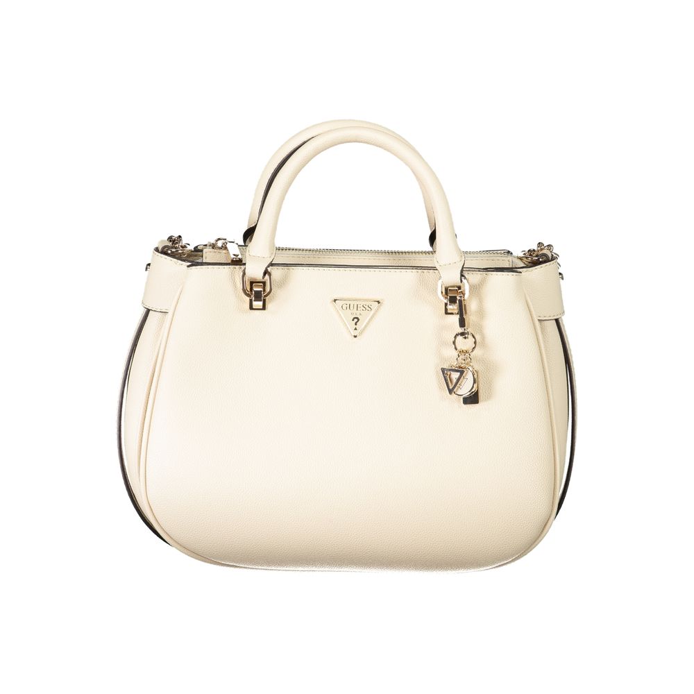 Beige Polyethylen Handtasche