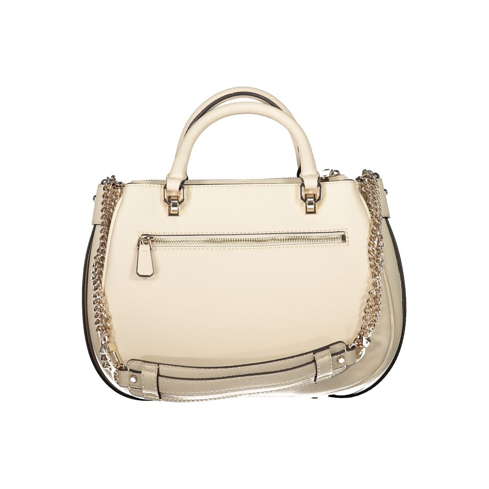 Beige Polyethylen Handtasche