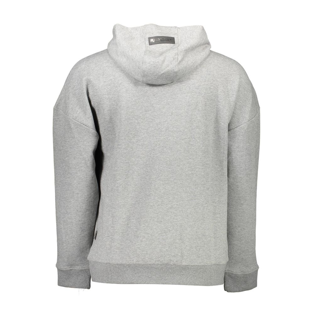 Grauer Baumwollpullover