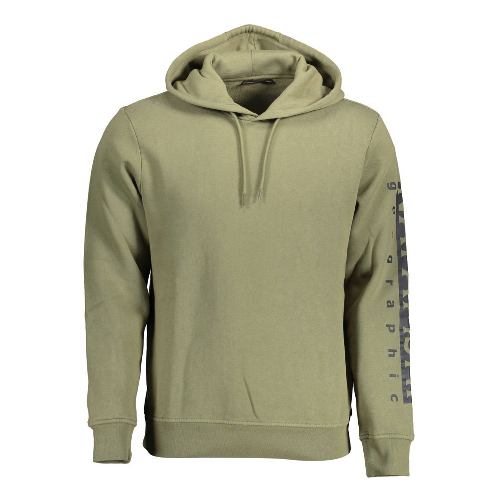 Grüner Baumwollpullover