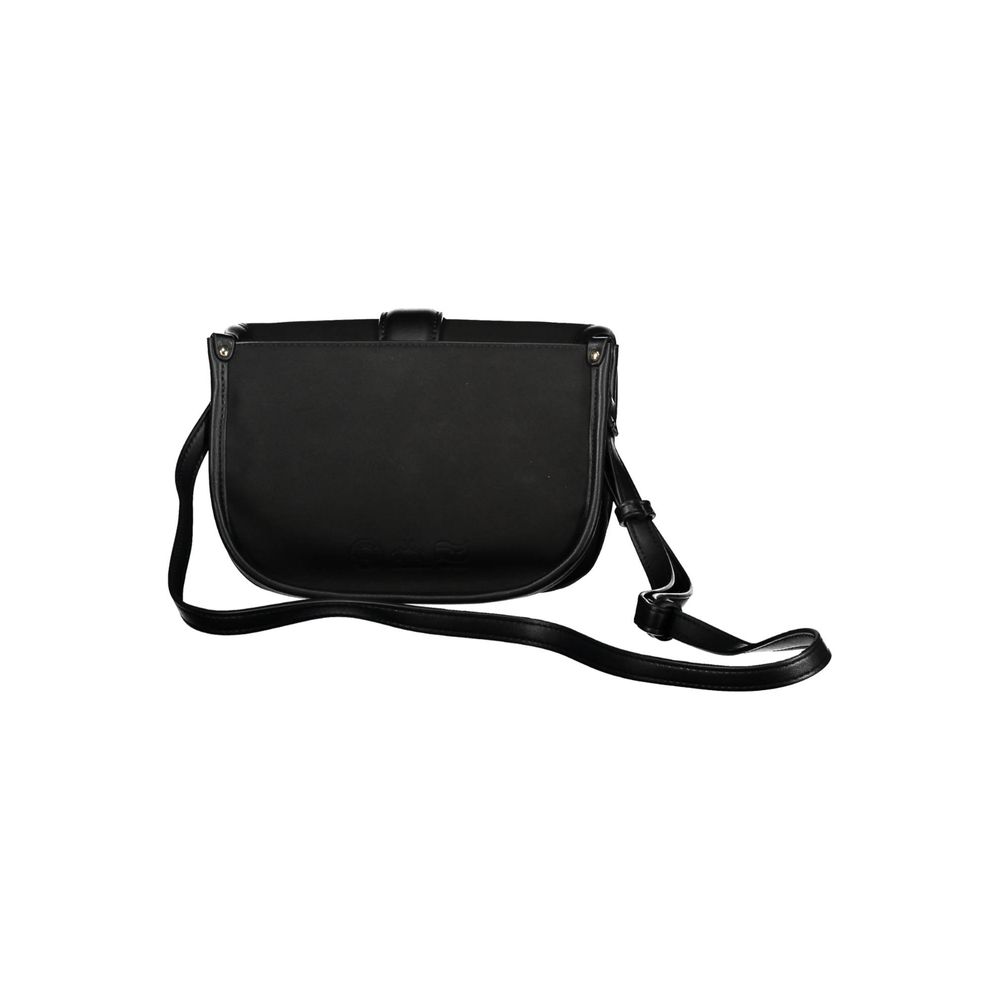 Schwarze Handtasche aus Polyethylen