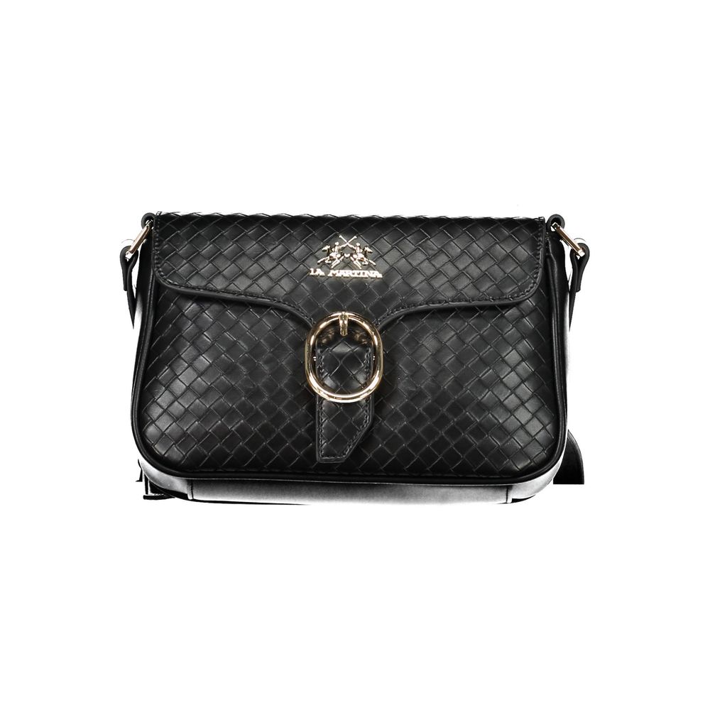 Schwarze Handtasche aus Polyethylen
