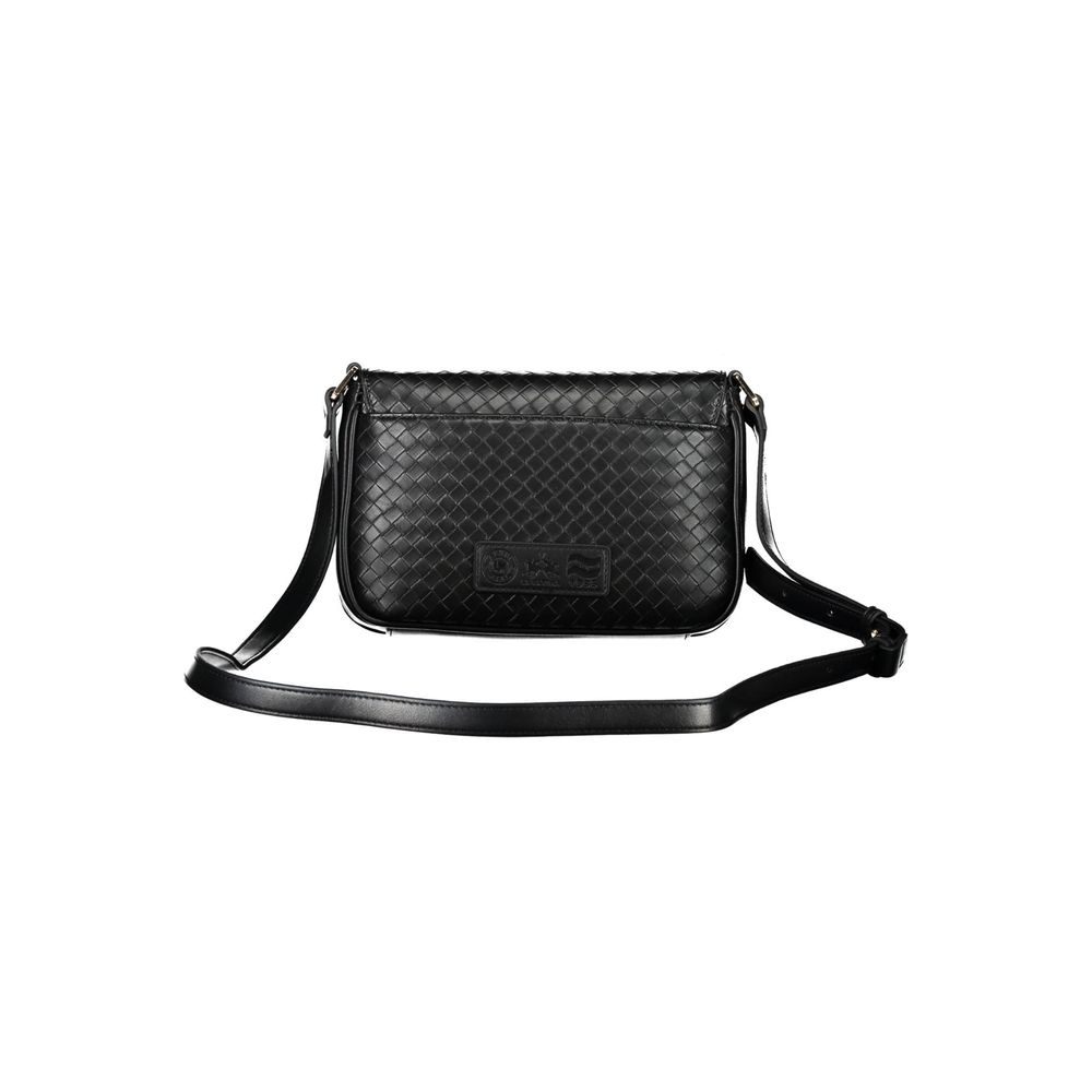 Schwarze Handtasche aus Polyethylen