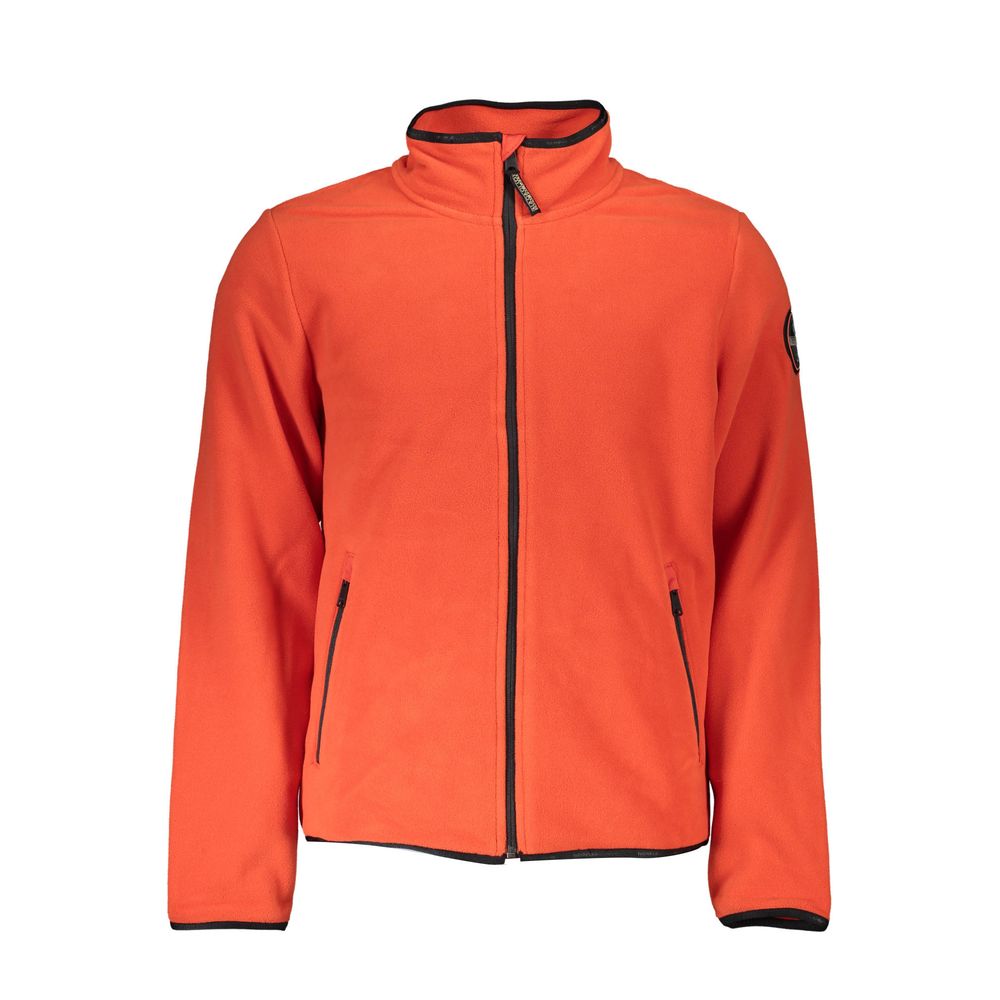 Roter Polyesterpullover