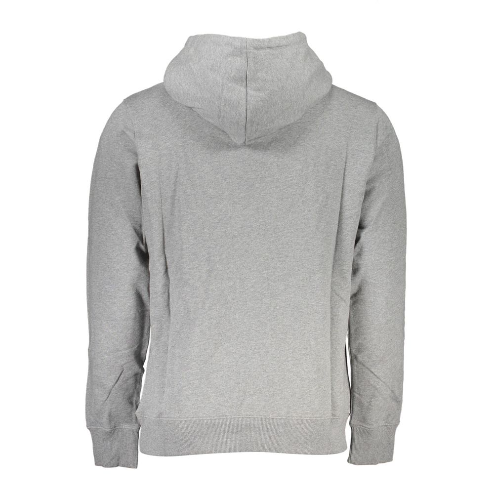 Grauer Baumwollpullover
