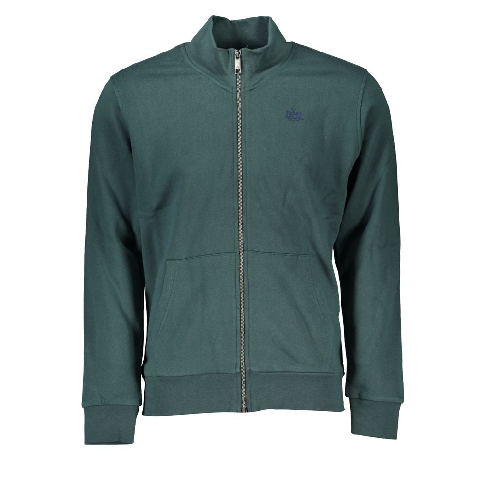 Grüner Baumwollpullover