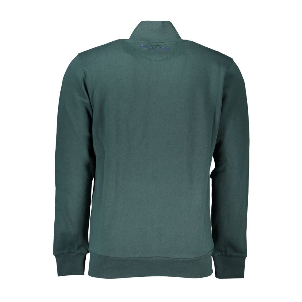 Grüner Baumwollpullover