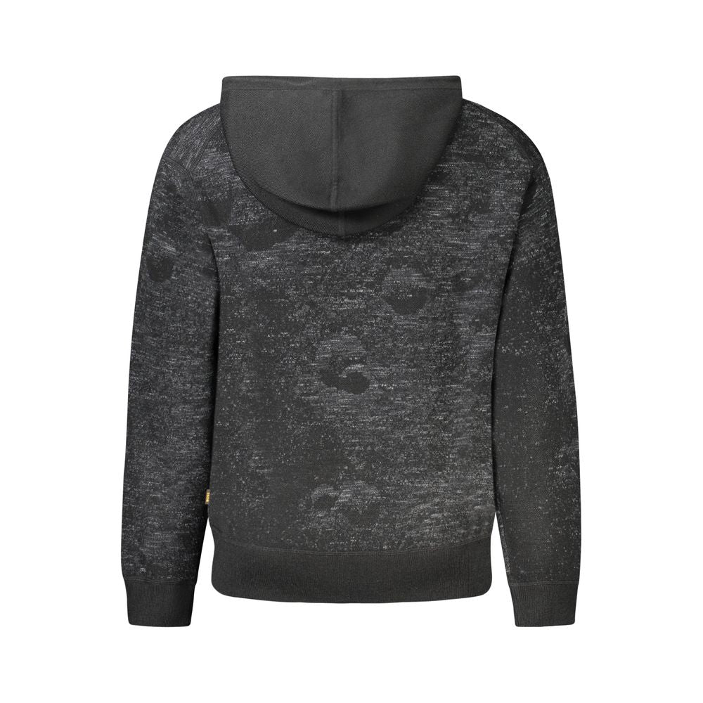 Schwarzer Wollpullover