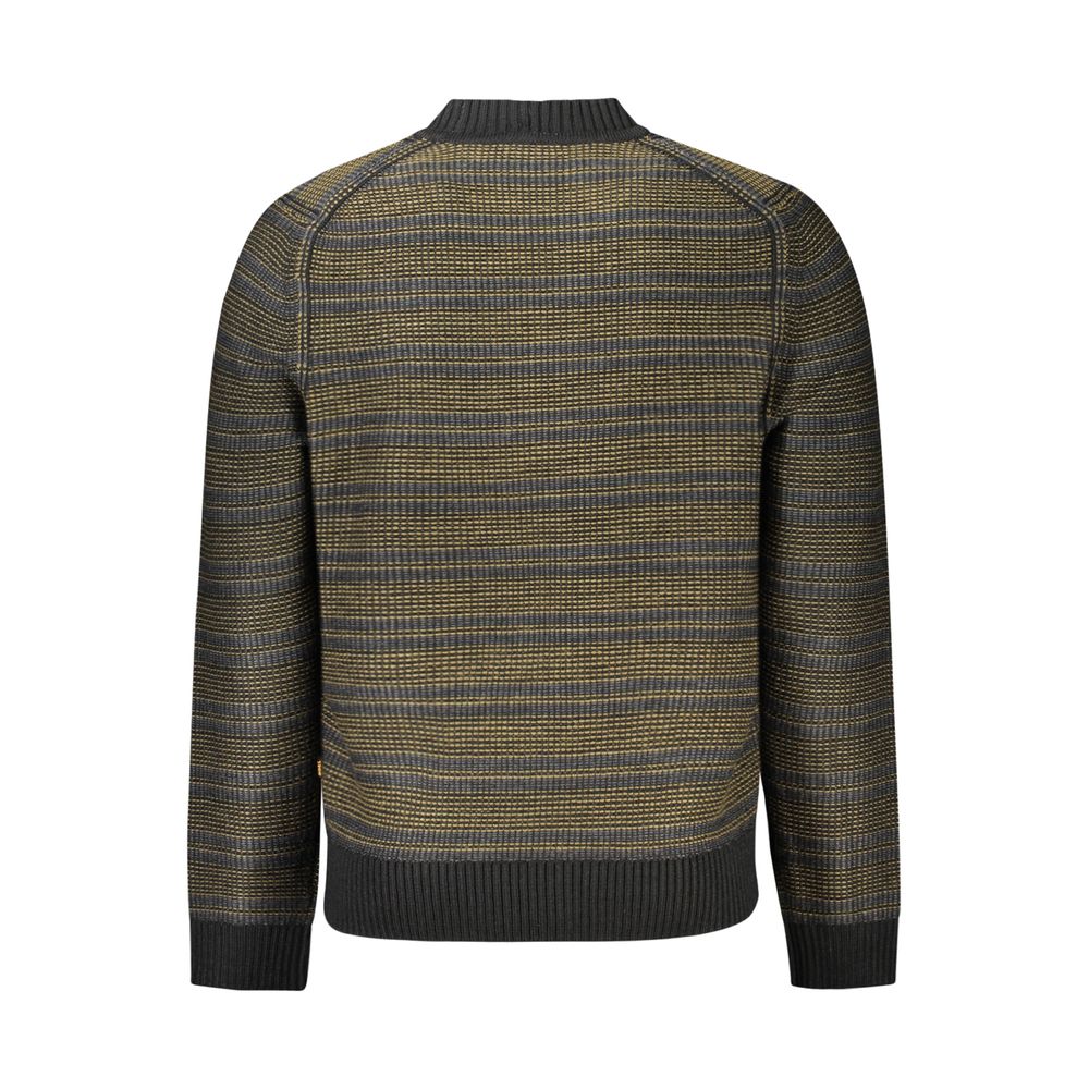 Schwarzer Wollpullover