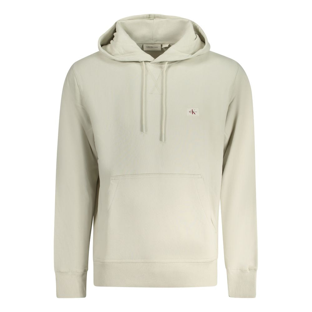 Beigefarbener Baumwollpullover