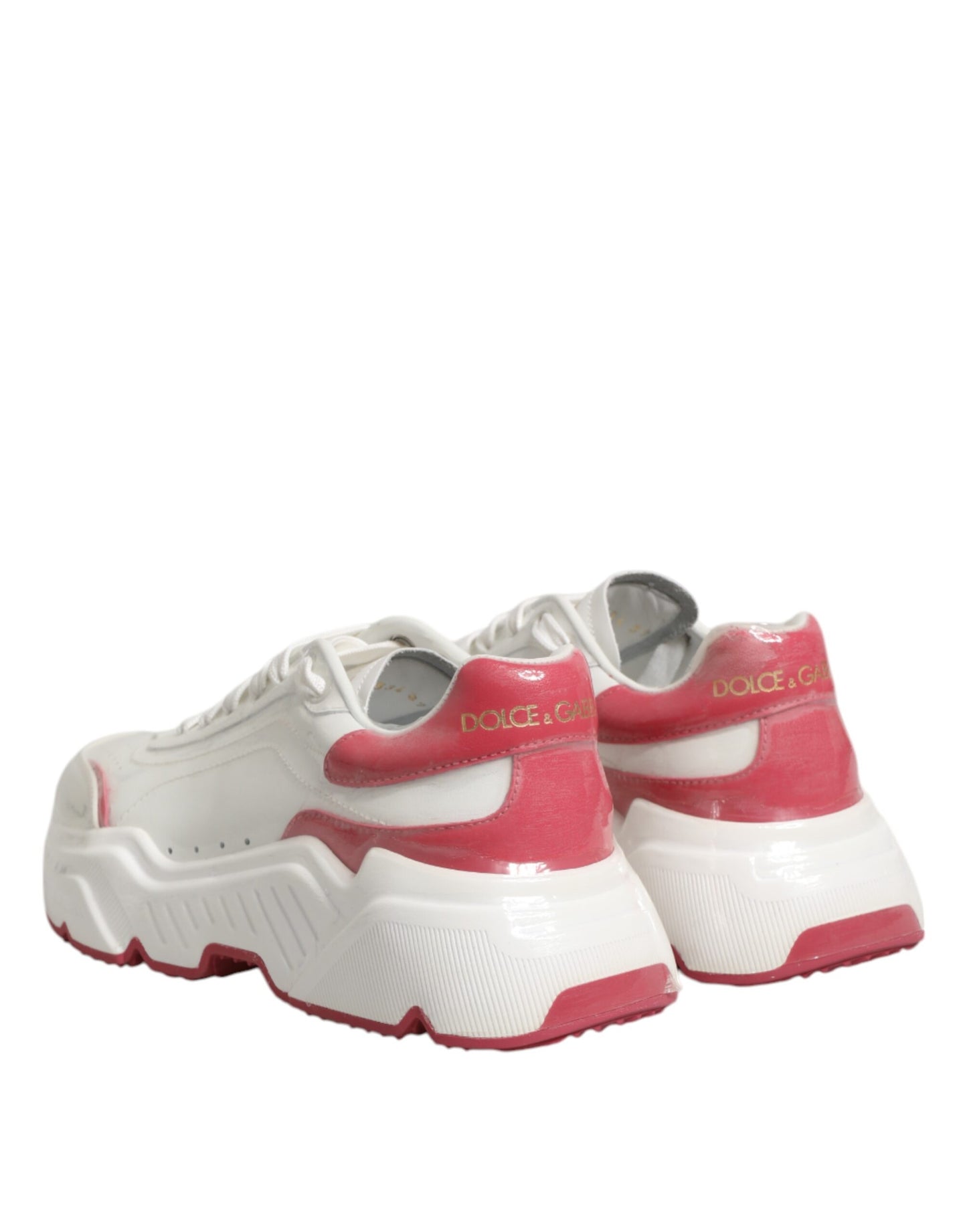 Weiß Rosa Daymaster Low Top Sneakers Schuhe