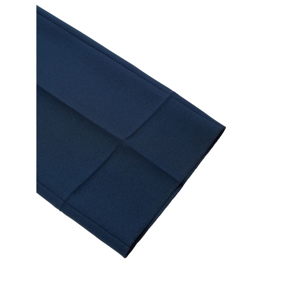 Blaue Baumwolljeans