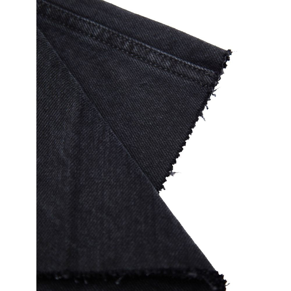 Schwarze Baumwolljeans