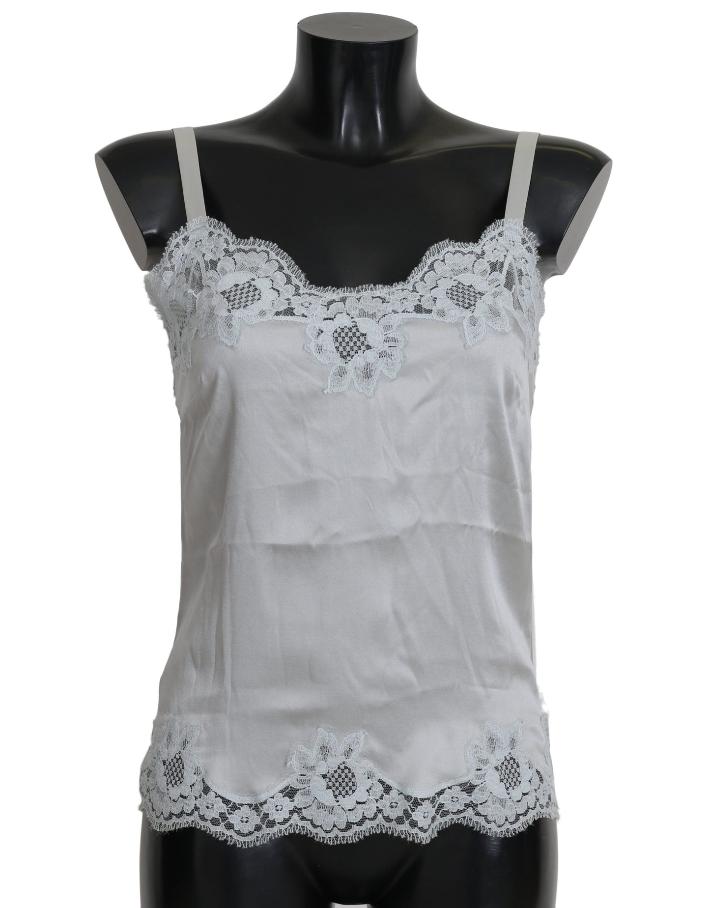 Grünes Seidenspitzenkleid, Chemisole-Dessous
