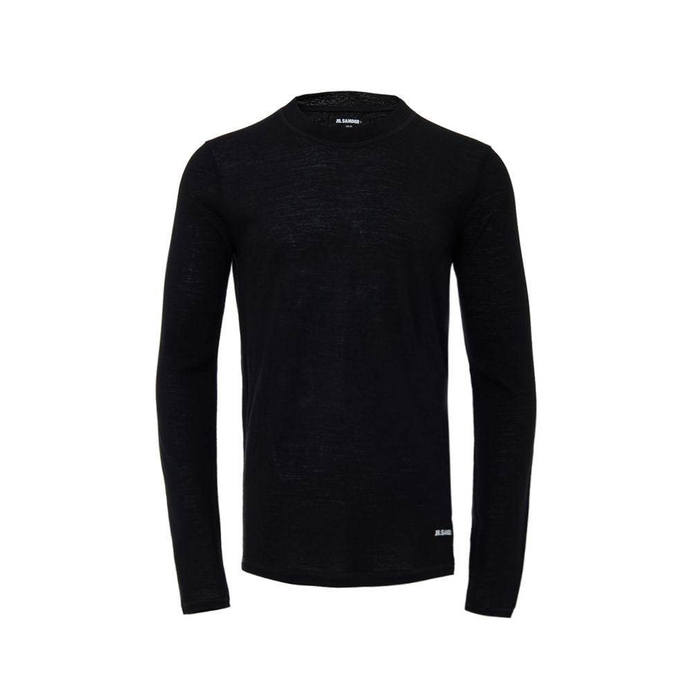 Schwarz Polyester Lang