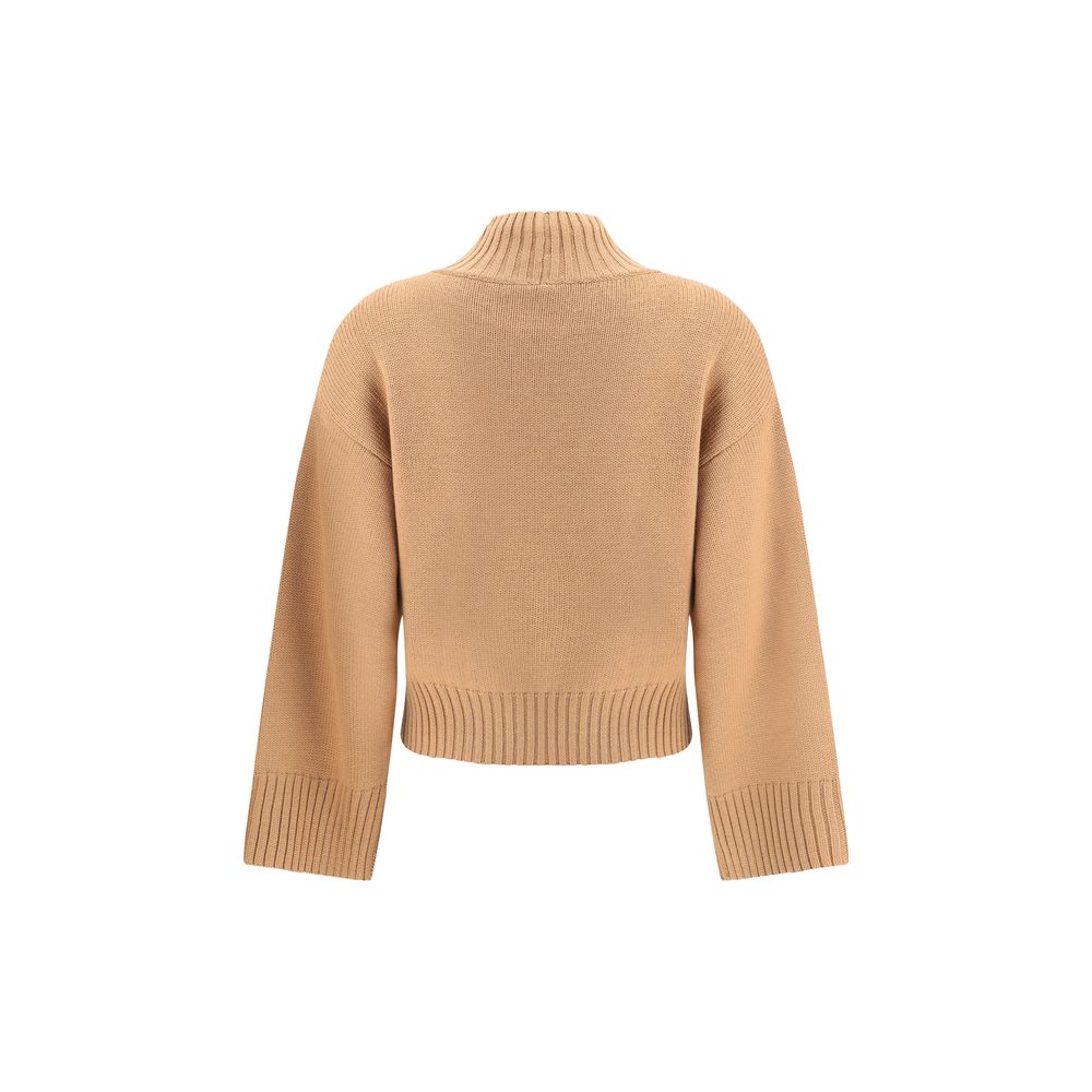 Rollkragenpullover aus Wolle