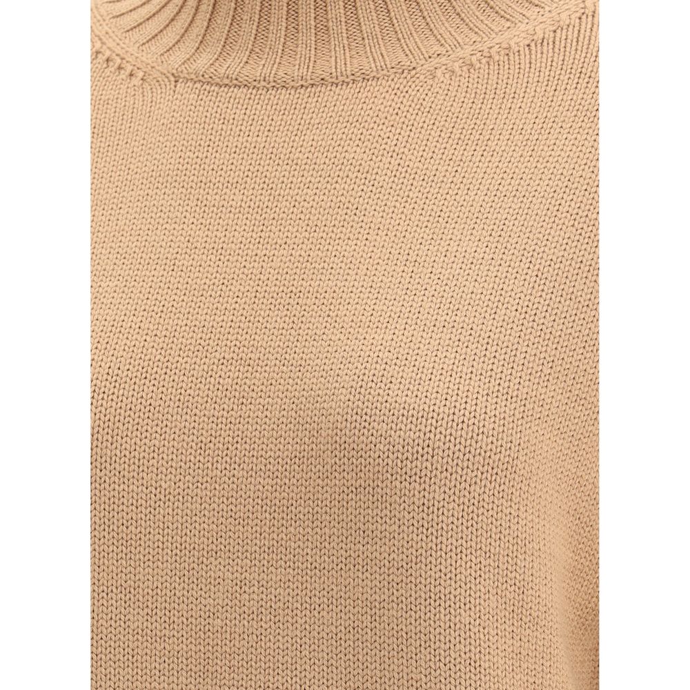 Rollkragenpullover aus Wolle
