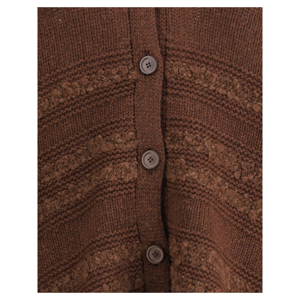 Strickjacke mit Fransen