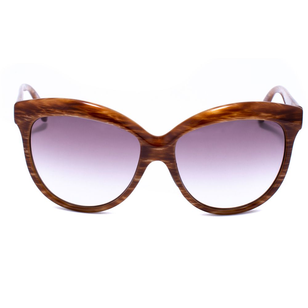 Braune Acetat-Sonnenbrille