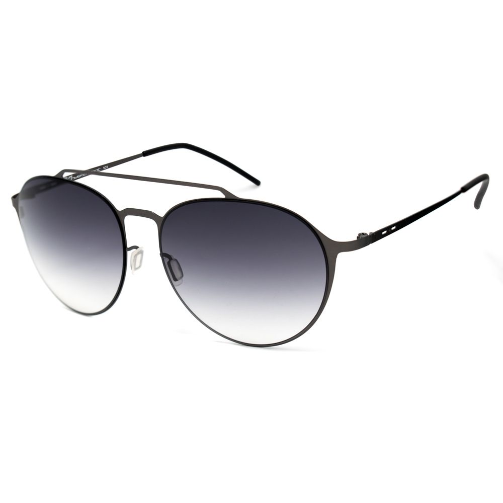 Graue Sonnenbrille aus Metall