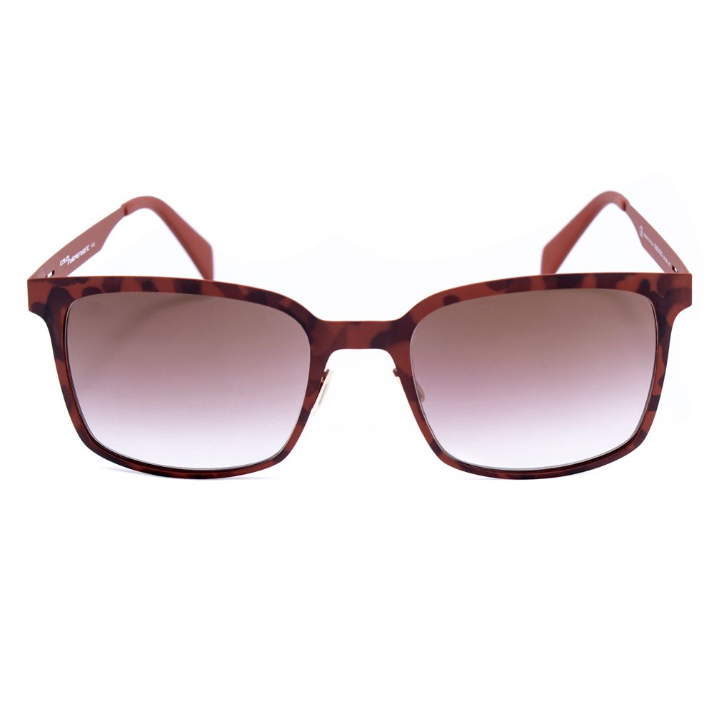 Braune Sonnenbrille aus Metall