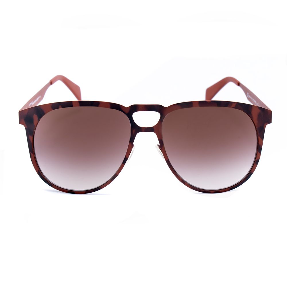 Braune Sonnenbrille aus Metall
