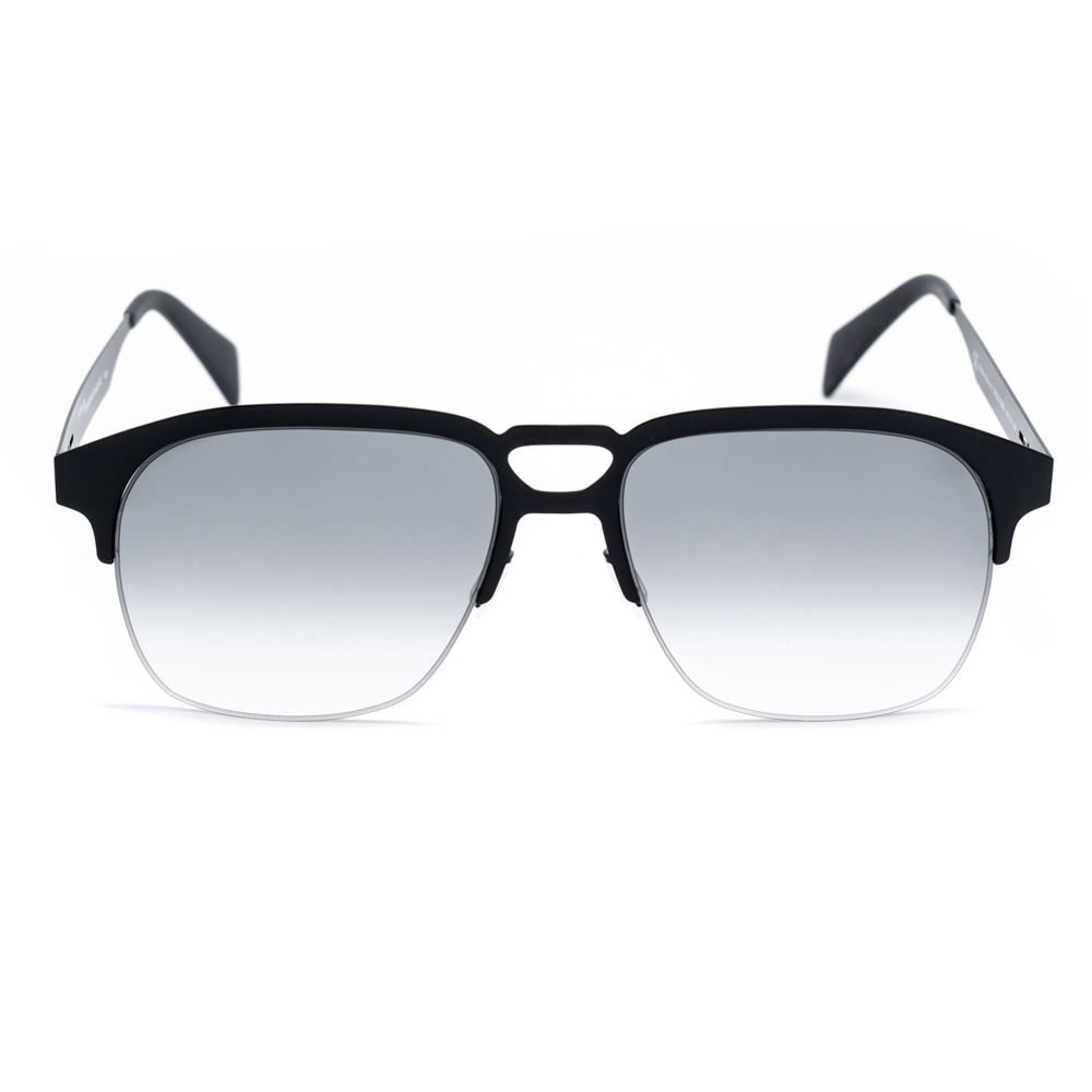 Schwarze Metall-Sonnenbrille