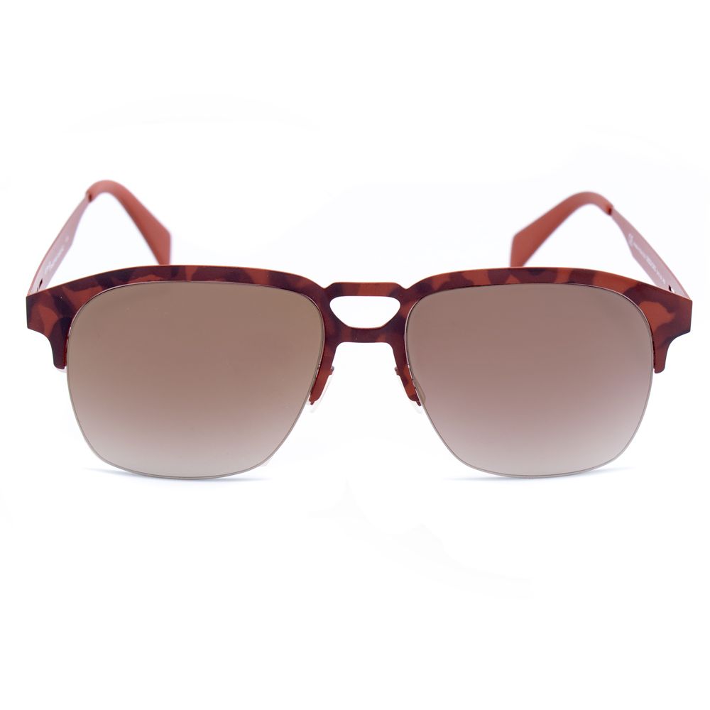 Braune Sonnenbrille aus Metall