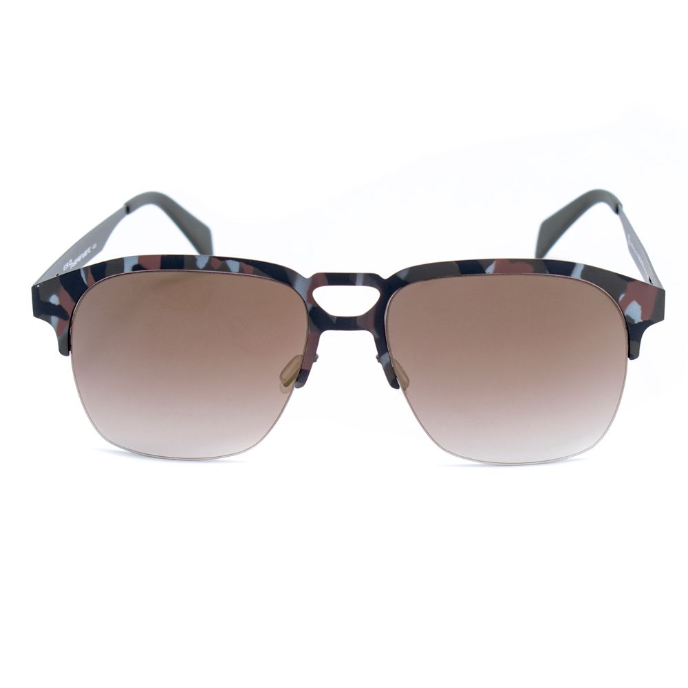 Graue Sonnenbrille aus Metall
