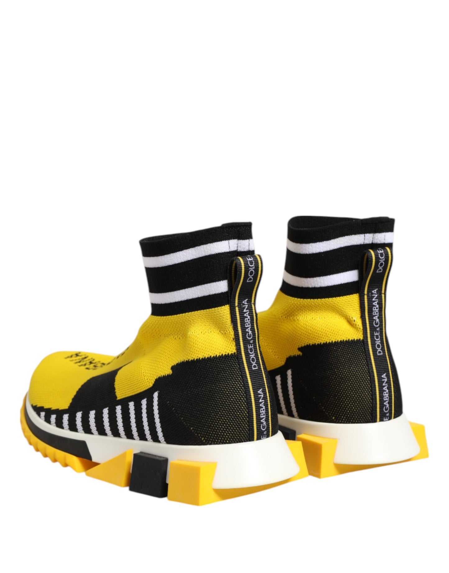 Gelb Schwarz Sorrento Socken Sneakers Schuhe