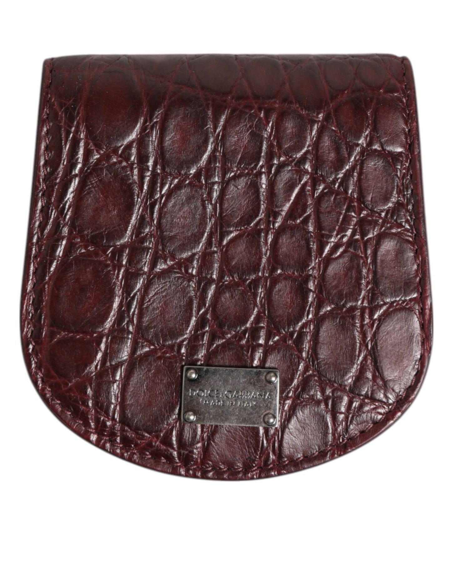Burgunderrote exotische Haut Münze Kondom Fall Halter Tasche Brieftasche