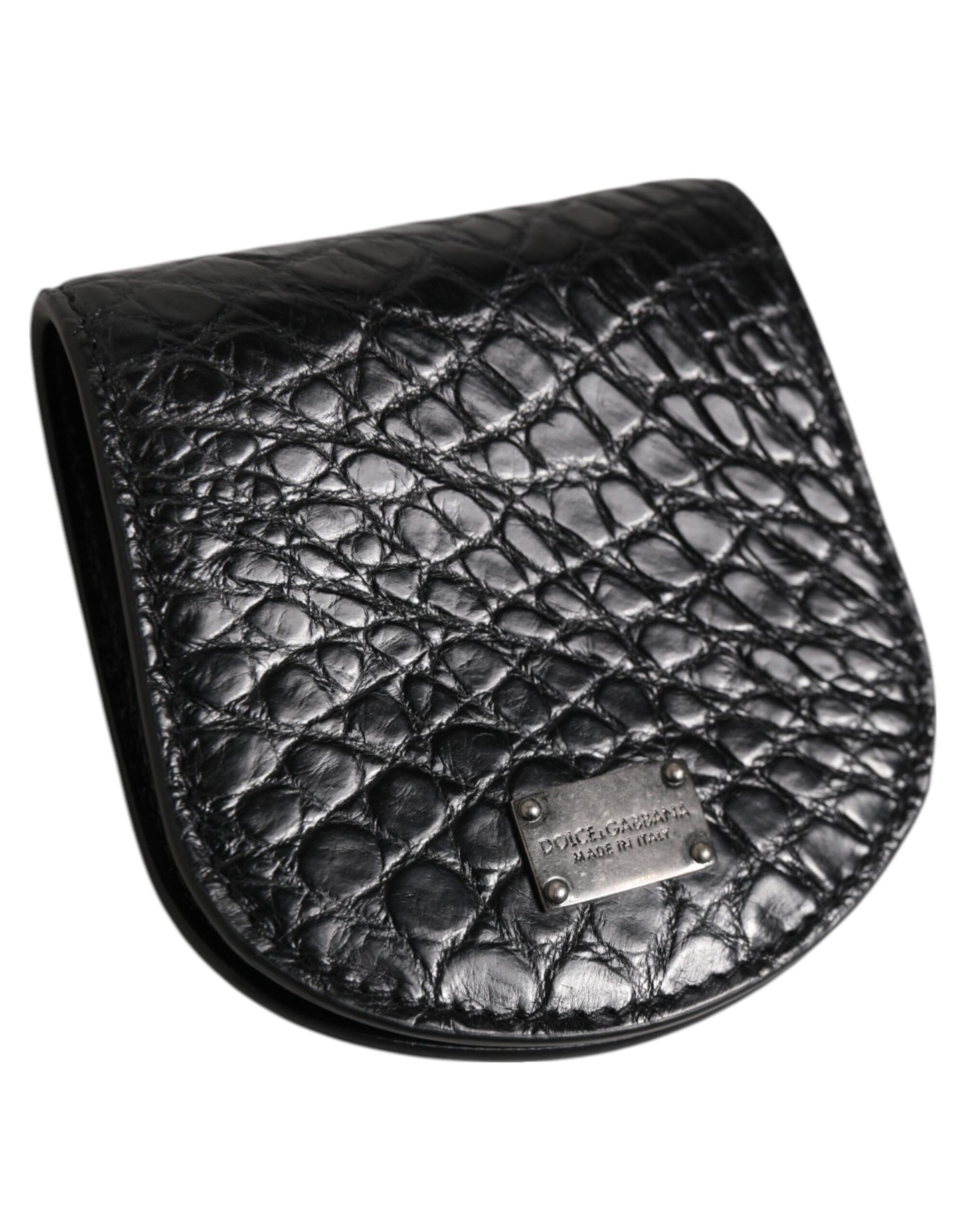 Schwarze exotische Haut Münze Kondom Fall Halter Tasche Brieftasche