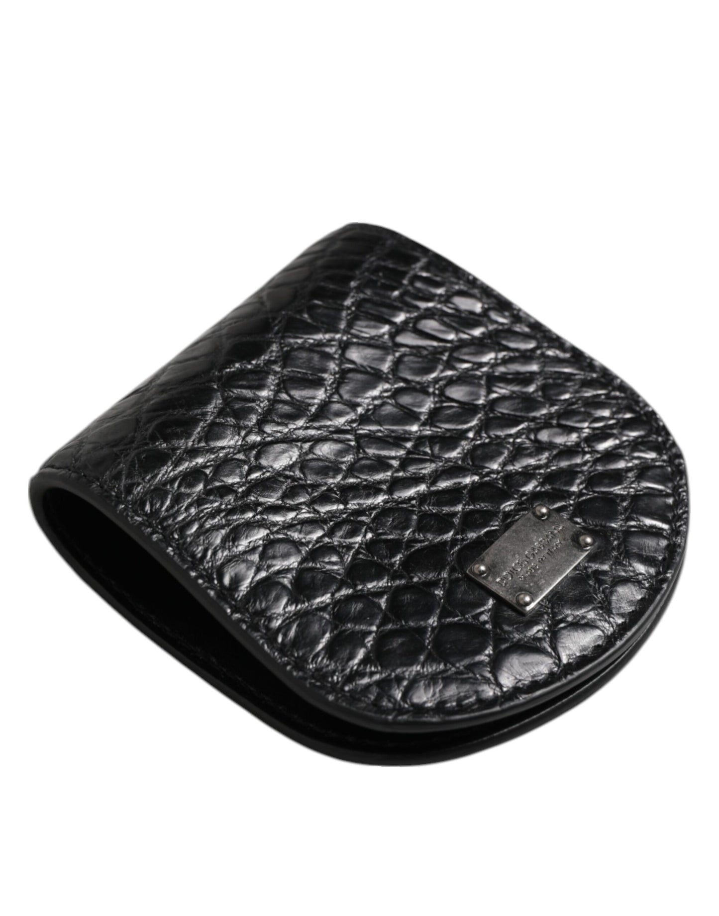 Schwarze exotische Haut Münze Kondom Fall Halter Tasche Brieftasche