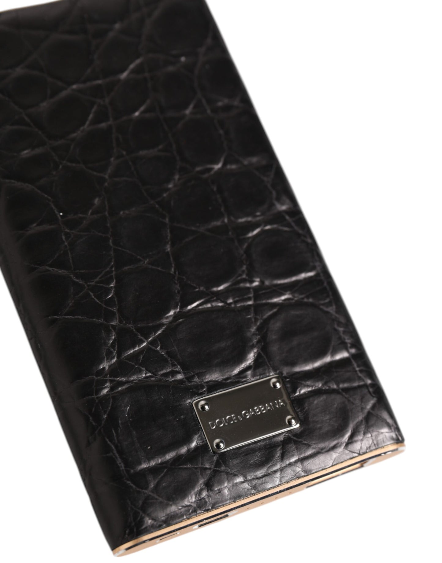 Schwarzes Leder Exotic Skin 3000mAh Power Bank Ladegerät USB