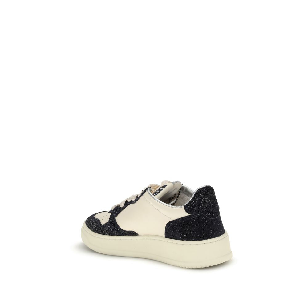 Niedrige Leder-Sneaker