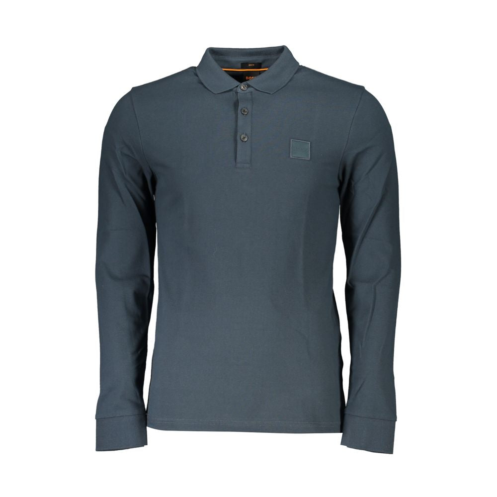 Grünes Poloshirt aus Baumwolle